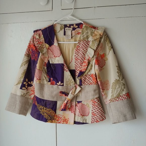 Anthropologie - Elevenses Jackets & Blazers - Women's Multicolor Patchwork Jacket